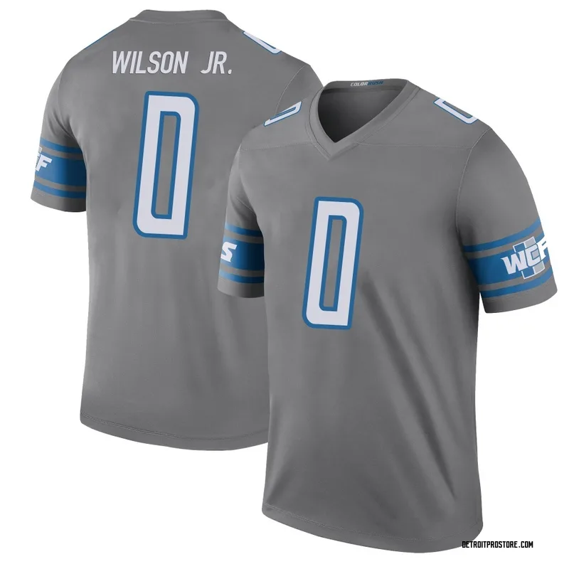 Men's Cedrick Wilson Jr. Detroit Lions Legend Color Rush Steel Jersey