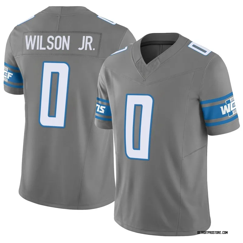 Men's Cedrick Wilson Jr. Detroit Lions Limited Silver Vapor F.U.S.E. Jersey