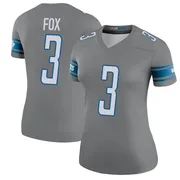 Women's Jack Fox Detroit Lions Legend Color Rush Steel Jersey