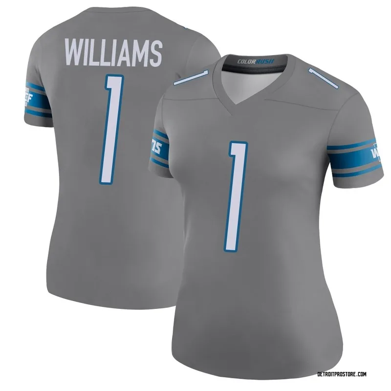 Women's Jameson Williams Detroit Lions Legend Color Rush Steel Jersey