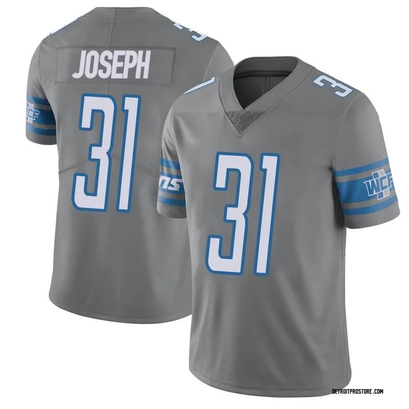 Youth Kerby Joseph Detroit Lions Limited Color Rush Steel Vapor Untouchable Jersey
