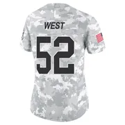 Arctic Camo Women's Tyre West Detroit Lions Limited 2024 Salute to Service Jersey