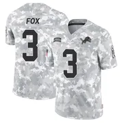 Arctic Camo Youth Jack Fox Detroit Lions Limited 2024 Salute to Service Jersey