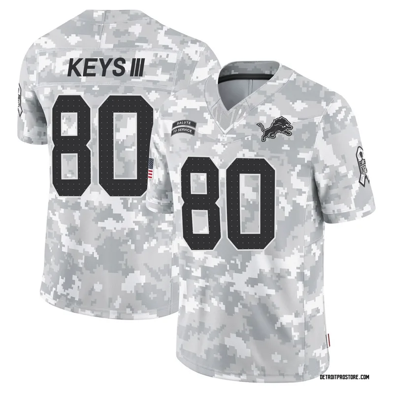 Arctic Camo Youth Lawrence Keys III Detroit Lions Limited 2024 Salute to Service Jersey