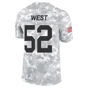Arctic Camo Youth Tyre West Detroit Lions Limited 2024 Salute to Service Jersey
