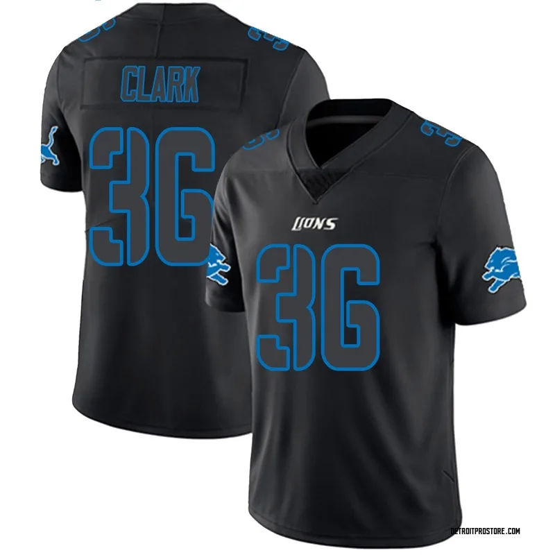 Black Impact Youth Chuck Clark Detroit Lions Limited Jersey