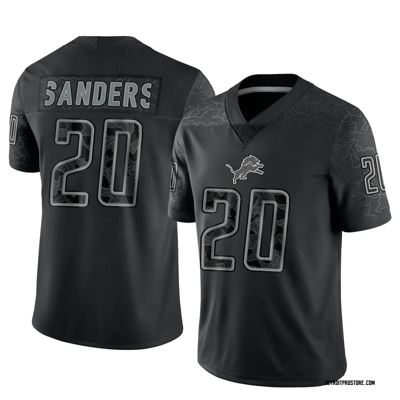 Black barry sanders jersey outlet