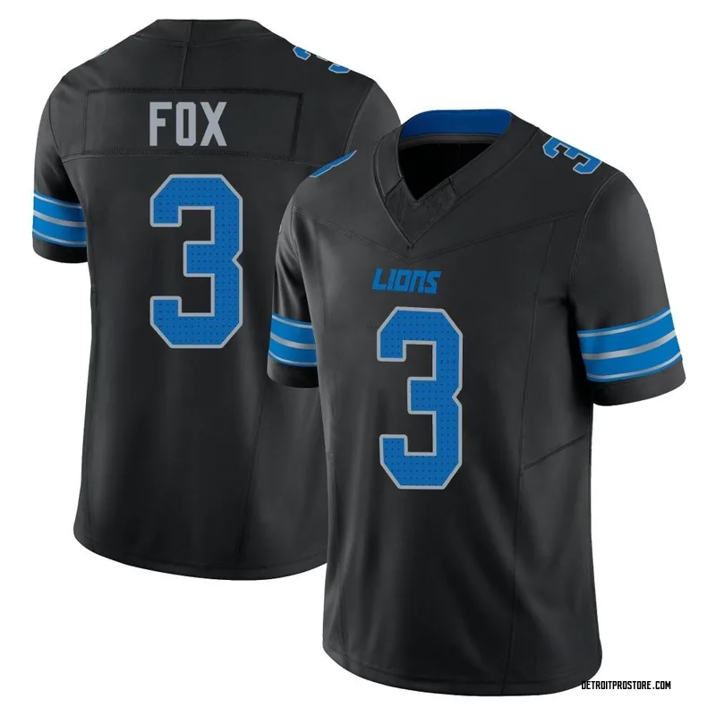Black Men's Jack Fox Detroit Lions Limited Alternate Vapor F.U.S.E. 2nd Jersey