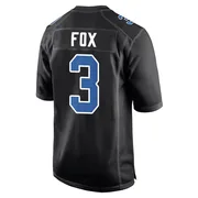 Black Youth Jack Fox Detroit Lions Game Carbon Fashion Jersey