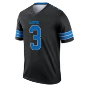 Black Youth Jack Fox Detroit Lions Legend Jersey