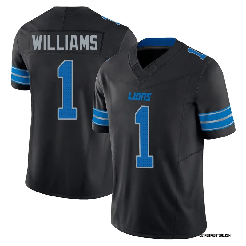 Black Youth Jameson Williams Detroit Lions Limited Alternate Vapor F.U.S.E. 2nd Jersey