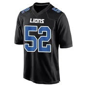 Black Youth Tyre West Detroit Lions Game Carbon Fashion Jersey