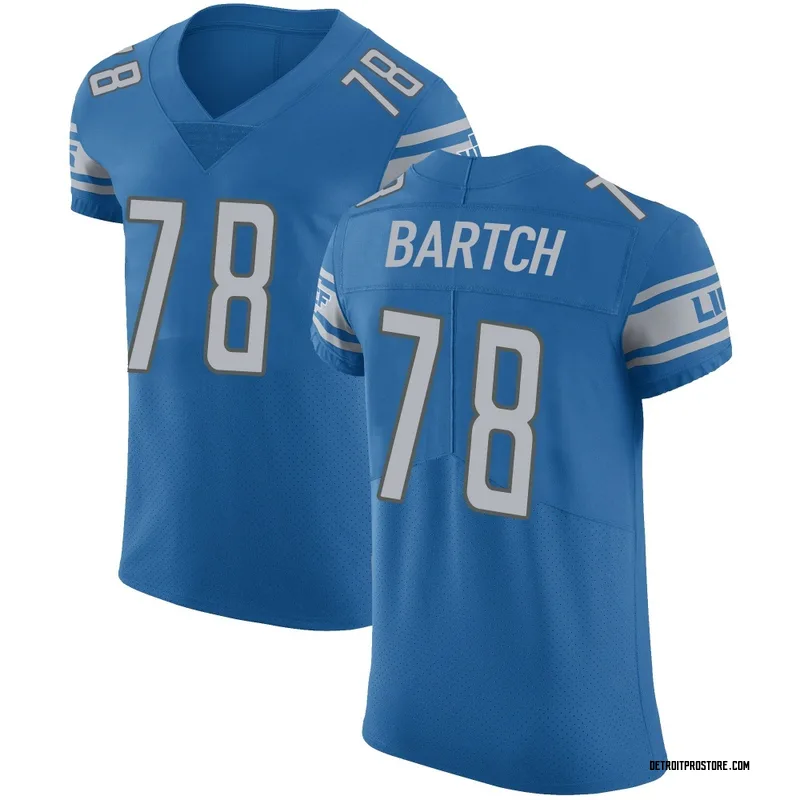 Blue Men's Ben Bartch Detroit Lions Elite Team Color Vapor Untouchable Jersey