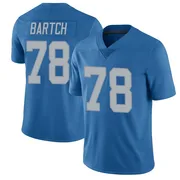 Blue Men's Ben Bartch Detroit Lions Limited Throwback Vapor Untouchable Jersey
