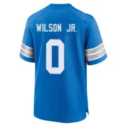 Blue Men's Cedrick Wilson Jr. Detroit Lions Game 2nd Jersey