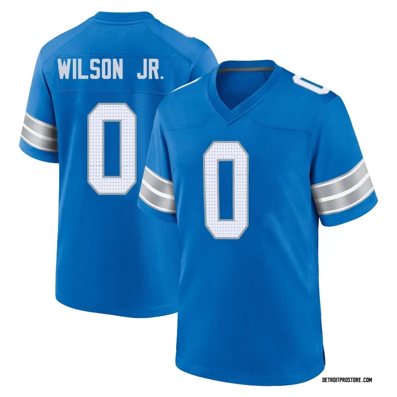 Blue Men's Cedrick Wilson Jr. Detroit Lions Game 2nd Jersey