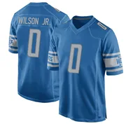 Blue Men's Cedrick Wilson Jr. Detroit Lions Game Team Color Jersey