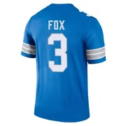 Blue Men's Jack Fox Detroit Lions Legend 2nd Jersey