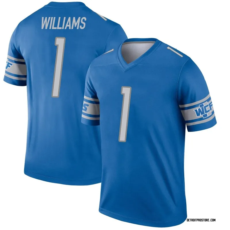 Blue Men's Jameson Williams Detroit Lions Legend Jersey