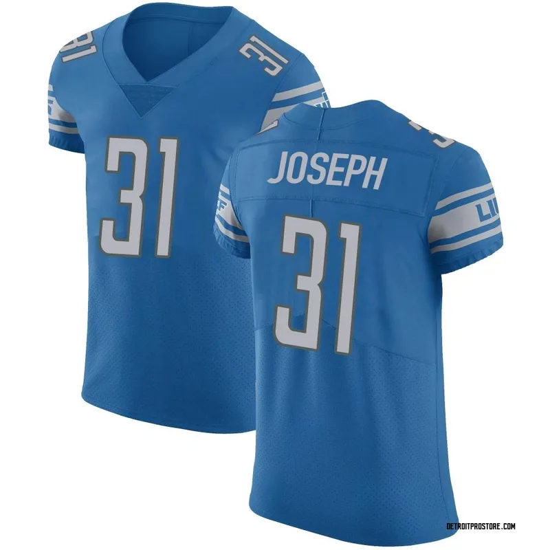 Blue Men's Kerby Joseph Detroit Lions Elite Team Color Vapor Untouchable Jersey