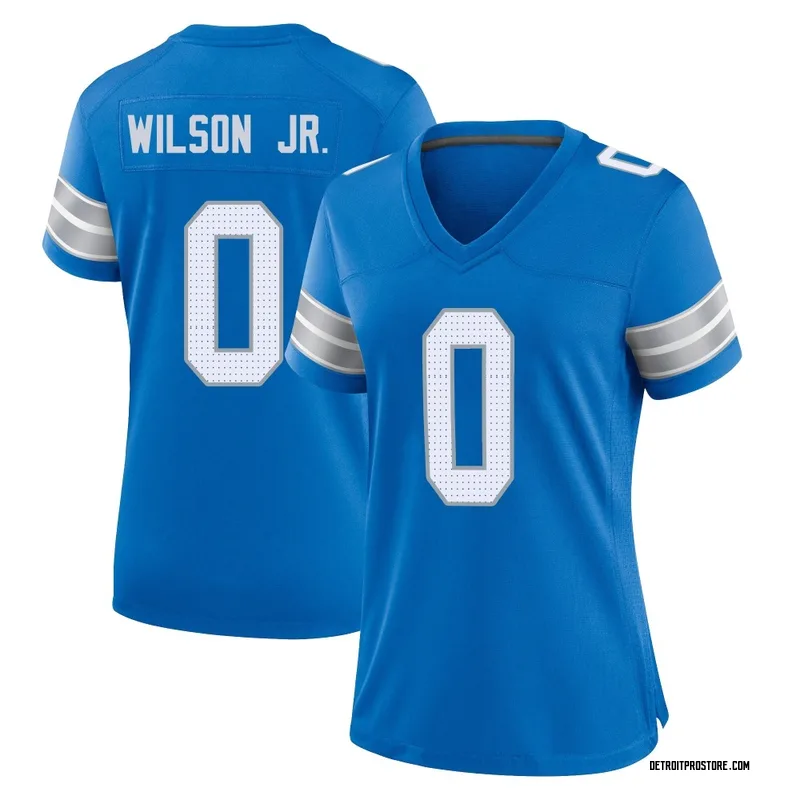 Blue Women's Cedrick Wilson Jr. Detroit Lions Game 2nd Jersey