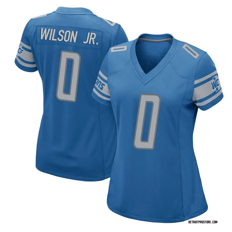Blue Women's Cedrick Wilson Jr. Detroit Lions Game Team Color Jersey