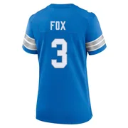 Blue Women's Jack Fox Detroit Lions Game 2nd Jersey