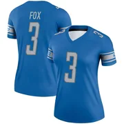 Blue Women's Jack Fox Detroit Lions Legend Jersey