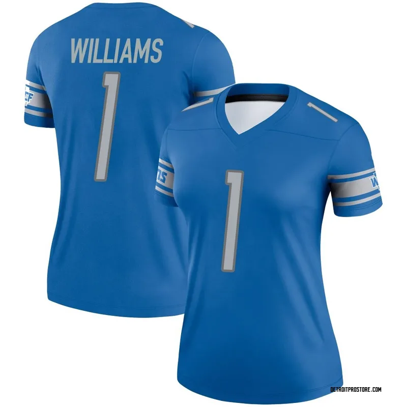 Blue Women's Jameson Williams Detroit Lions Legend Jersey