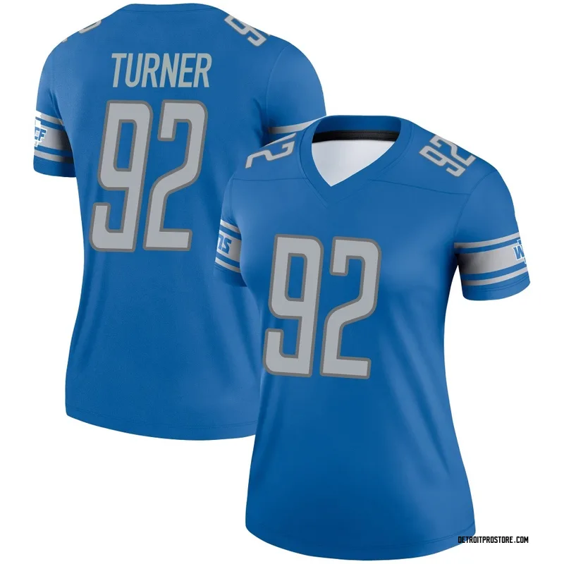 Blue Women's Payton Turner Detroit Lions Legend Jersey