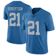 Blue Youth Amik Robertson Detroit Lions Limited Throwback Vapor Untouchable Jersey