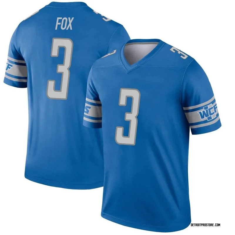 Blue Youth Jack Fox Detroit Lions Legend Jersey