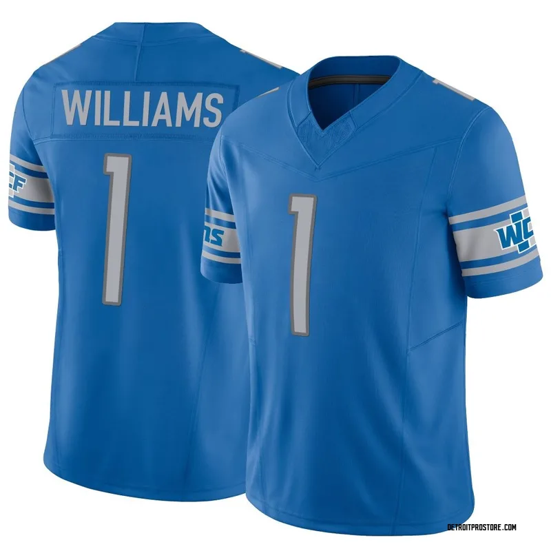 Blue Youth Jameson Williams Detroit Lions Limited Vapor F.U.S.E. Jersey