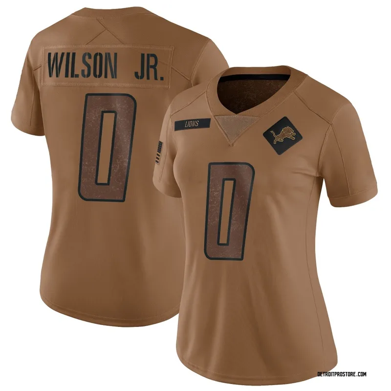 Brown Women's Cedrick Wilson Jr. Detroit Lions Limited 2023 Salute To Service Jersey