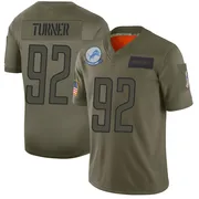 Camo Men's Payton Turner Detroit Lions Limited 2019 Salute to Service Jersey