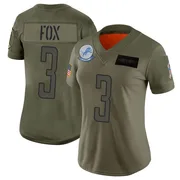 Camo Women's Jack Fox Detroit Lions Limited 2019 Salute to Service Jersey