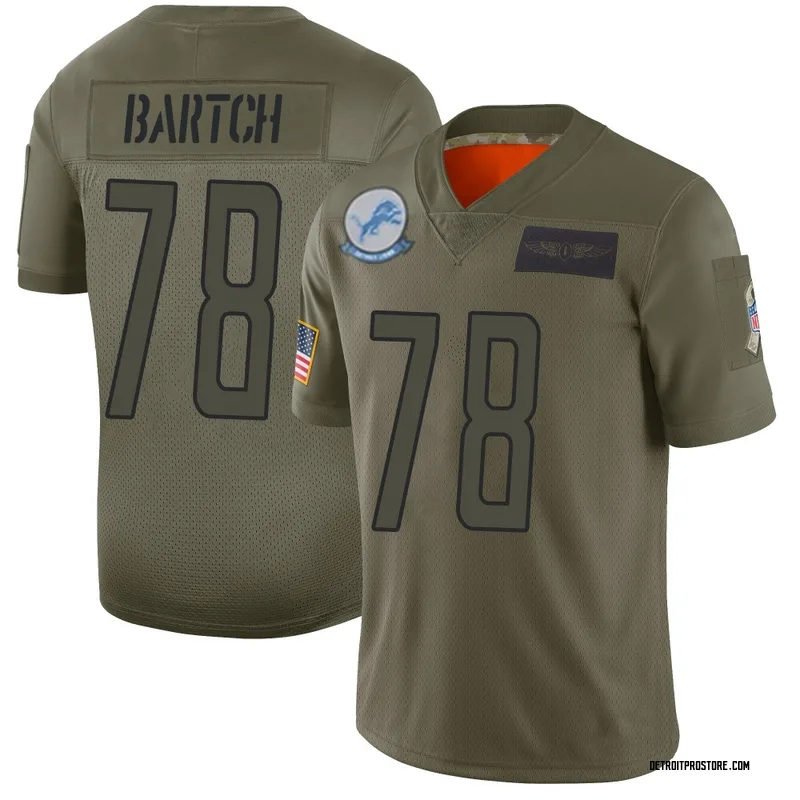 Camo Youth Ben Bartch Detroit Lions Limited 2019 Salute to Service Jersey