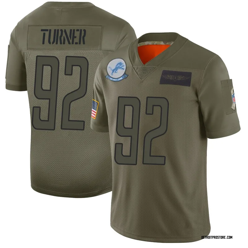 Camo Youth Payton Turner Detroit Lions Limited 2019 Salute to Service Jersey