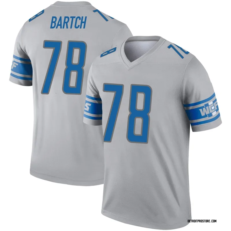 Gray Men's Ben Bartch Detroit Lions Legend Inverted Jersey