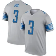 Gray Men's Jack Fox Detroit Lions Legend Inverted Jersey