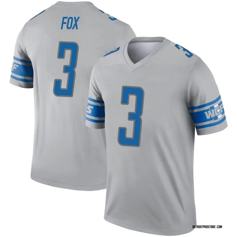 Gray Youth Jack Fox Detroit Lions Legend Inverted Jersey