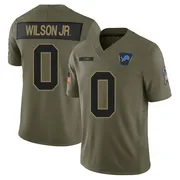 Olive Men's Cedrick Wilson Jr. Detroit Lions Limited 2025 Salute to Service Jersey