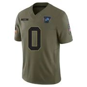Olive Men's Cedrick Wilson Jr. Detroit Lions Limited 2025 Salute to Service Jersey