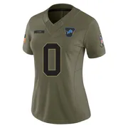 Olive Women's Cedrick Wilson Jr. Detroit Lions Limited 2025 Salute to Service Jersey
