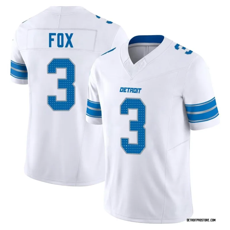 White Men's Jack Fox Detroit Lions Limited Vapor F.U.S.E. 2nd Jersey