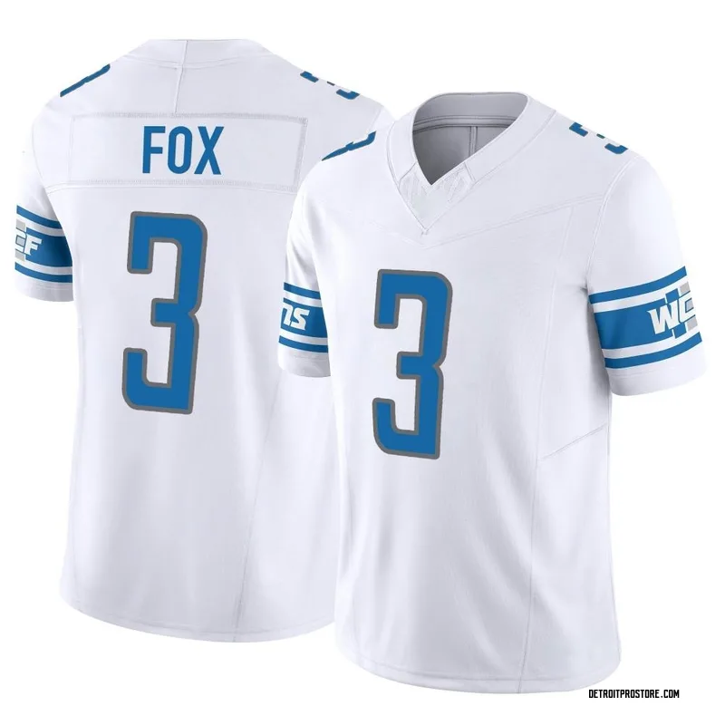 White Men's Jack Fox Detroit Lions Limited Vapor F.U.S.E. Jersey