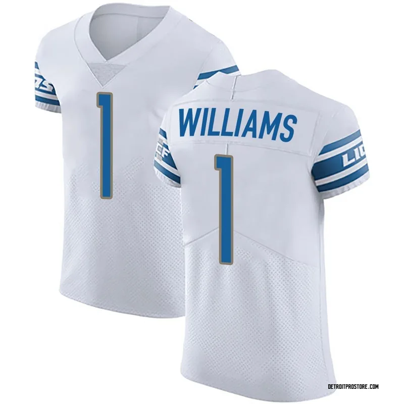 White Men's Jameson Williams Detroit Lions Elite Vapor Untouchable Jersey