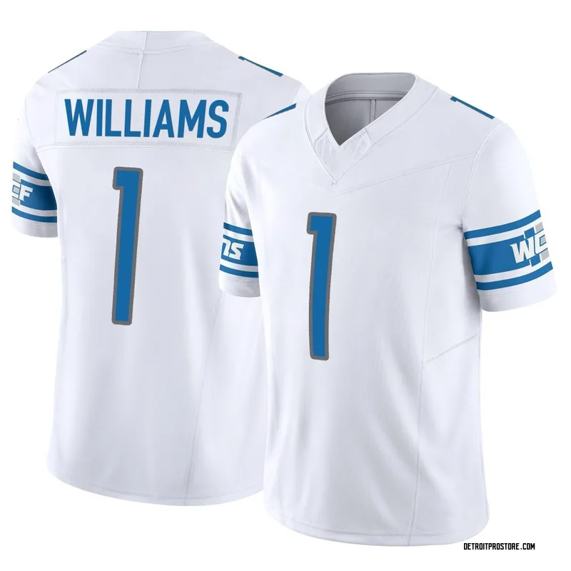 White Men's Jameson Williams Detroit Lions Limited Vapor F.U.S.E. Jersey
