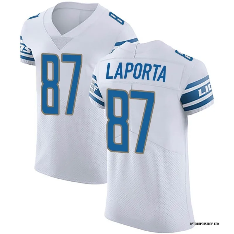 White Men's Sam LaPorta Detroit Lions Elite Vapor Untouchable Jersey