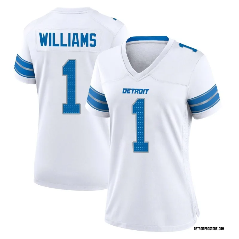 White Women's Jameson Williams Detroit Lions Game 2nd Jersey